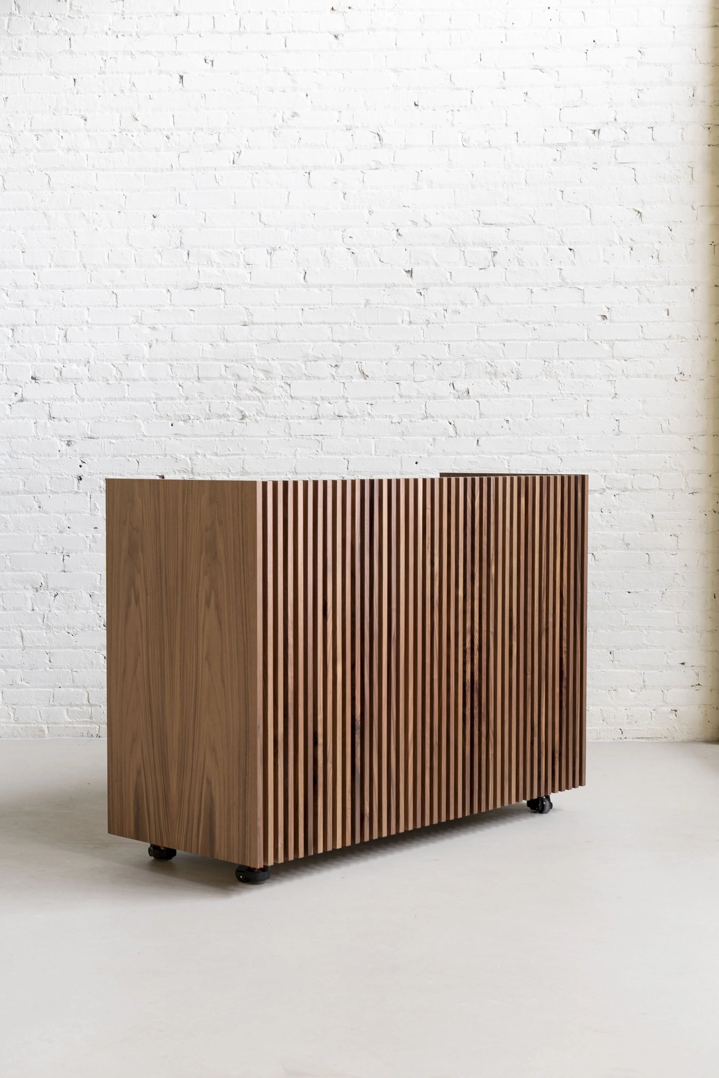 Modern Wood Hospitality Host Stand — SYNECDOCHE: a boldly curious